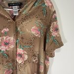 Sag Harbor Vintage Women’s Button Down Floral Print Design Blouse Size 14 Photo 2