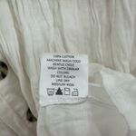 Mud Pie  Size Small Button Up Dress White‎ 100% Cotton Flowy Summer Spring Photo 5