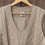 Princess Polly Women's Oversized Sweater Vest Beige L/XL Preppy Photo 1
