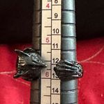 Black Goth Gothic Punk Grunge Emo Owl Witch Ring Size 6 Photo 0