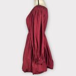 Ulla Johnson  Martine Bubble Minidress Women's 2 Burgundy Long Sleeve NWOT Photo 3