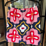 Boden French Navy Moroccan Diamond Tile Printed A Photo 3