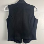 Vintage smart parts black zip up vest size small Photo 3