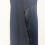Versace  Black Paneled Wrap Skirt Dress size 38 Photo 5