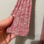 Roolee  Blush Pink Mock Neck Long Sleeve Sweater Dress With Pleated Skirt Women S Photo 2