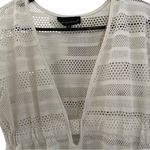 Club Z Collection White Crochet low cut swim cover up Size M Size M Photo 3