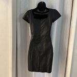 AQUA  FAUX LEATHER DRESS Sz: XS Photo 1