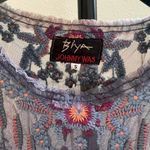 Johnny Was $390 NWT  Mesh Embroidered Layered Ruffles Floral Mini Dress Size S Photo 10