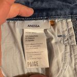 Paige  Anessa Petite Wide Leg Jeans in Rock Show Distressed Photo 8