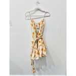 Rhode Resort Nalla Belted Floral Print Tiered Mini Dress Marigold Womens Size XS Orange Photo 7
