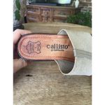 Callisto Of California Tan Canvas Leather Insole Sandals Women Size 8 Slip On Brown Photo 3