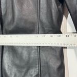 Valerie Stevens Women’s XL Black Leather Blazer Jacket 2 Button Mob Wife Y2K 90s Photo 5