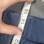 Free People FP Beach Shorts Womens Large Blue Cotton Elastic Waist Lounge Casual Summer Photo 9