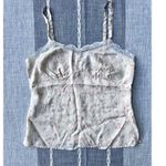 American Eagle Y2K AE Babydoll Cami 100% Silk  Sz 2 Small Cottage Photo 0