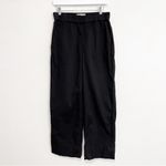 Everlane  The Easy Pant Pull-On Wide Leg Organic Cotton Pants Black Size 4 Photo 6