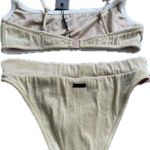 Triangl Swimwear Shimmering Gold Bikini Set Size M Photo 1