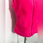 Columbia Women’s  Full Zip Hot Barbie Pink Fleece Vest Small Photo 3