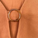 NWT CALLAHAN x REVOLVE Vera Ribbed Knit Flare Sleeve Festival Crop Top Medium Photo 2