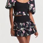 Love Shack Fancy  Black Spirit Crop Top Large NWT Photo 1