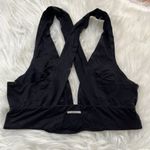 Aerie Chill Play Move Crisscross Strap Black Bralette Women's Small Photo 1