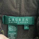 Lauren Ralph Lauren Chocolate Velour Full Zip Hoodie Brown Size 1X Photo 3
