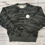 Reflex life is out there smile camo sweatshirt size medium excellent condition Gray Photo 0