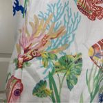 Charlotte Kellogg Sleeveless Shift Dress Tropical Fish Coral Reef Photo 5