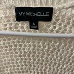 My Michelle  knit Front Open Sleeveless Cardigan Photo 2