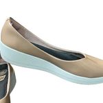 FitFlop  Superballerina Ballet Flat Brown White Size 7 Photo 5