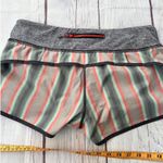 Lululemon Women's Striped Running Shorts Photo 1