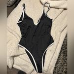 Ymi Rainbow Black & White One-Piece Swimsuit M NWOT Photo 1
