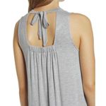 Loveappella Gray Jersey Trapeze Swing Dress Photo 2
