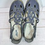 Jbu by Jambu Sydney Blue Strappy Comfort Shoes Memory Foam Footbed Vegan Leather Photo 5