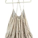 Urban Outfitters Out From Under Slip Dress Womens S Cream Tan Gauze Tiered Dot Print Beach Boho Photo 6