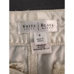 White House | Black Market Cargo Jogger Pants Women’s Size 8 Ivory 100% Cotton Photo 3