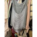 Jaded London Lavinia Backless Fringe Mini Dress in Steel Gray Size XL Brand New Photo 10