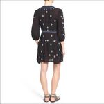 Free People  Star Gazer Embroidered Tunic Dress in Black Combo, Sz S Photo 1