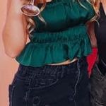 Princess Polly Irvetta Top Forest Green Photo 4