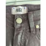 Paige  Women's 26 Purple Verdugo Ankle Skinny Denim Pants Black Cherry Silk Photo 2
