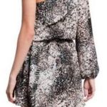 Ramy Brook Ramy‎ Brook leapard one shoulder long sleeve mob wife animal print dress small Photo 1