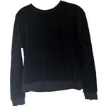 Banana Republic Women's XS Black Velour Crewneck Sweatshirt Casual Photo 0