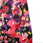 CHAPS Women’s Pink Black Floral Sleeveless Dress Size 6 Photo 3