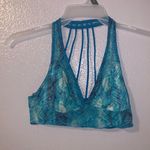 Flirtitude  Blue Halter Bralette Photo 0