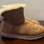 UGG  Mini Brigette Bow Chestnut Boots SZ 8 Photo 0