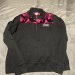 PINK - Victoria's Secret  Tropical Quarter-Zip Pullover Photo 0
