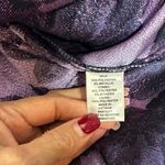 Elle  Navy and Lavender Floral Long Sleeve Dress Photo 7