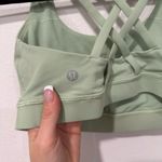 Lululemon  Energy Bra *Medium Support, B-D Cups in Creamy Mint 6 Photo 4