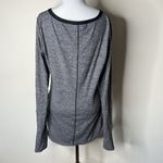 Lululemon Heathered Black Awesome Henley Photo 4