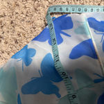 Vera for Formit Rogers Medium‎ Vintage Butterfly Slip Dress Nightgown Sheer USA White Photo 12