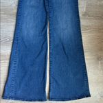 MOTHER The Hustler High Rise Wide Leg Jeans in High Fidelity 27 Blue Photo 6